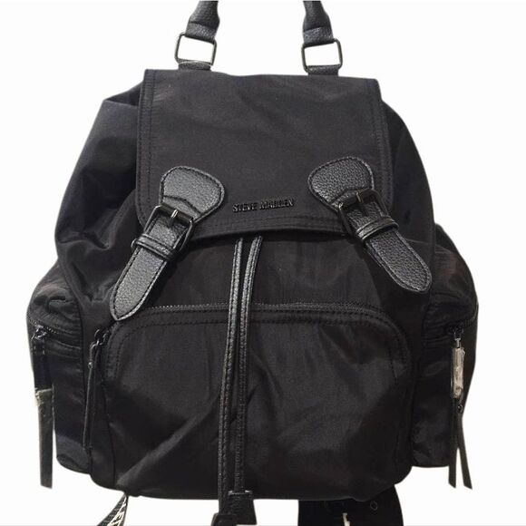 Steve Madden BSolly Backpack- Black/Black main image 5